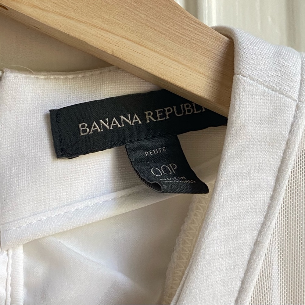 Banana Republic White Sleeveless Bubble Dress - Picture 6 of 13